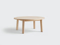 Tavolino Da Caffè 110×70×45 cm - legno chiaro piano ovale - stile nordico per soggiorno