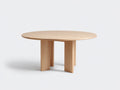 Tavolino Da Caffè 100×100×42 cm - piano rotondo in legno naturale - stile moderno per soggiorno
