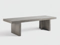Console 180×45×78 cm - cemento naturale - piano rettangolare stile industriale per camera da letto